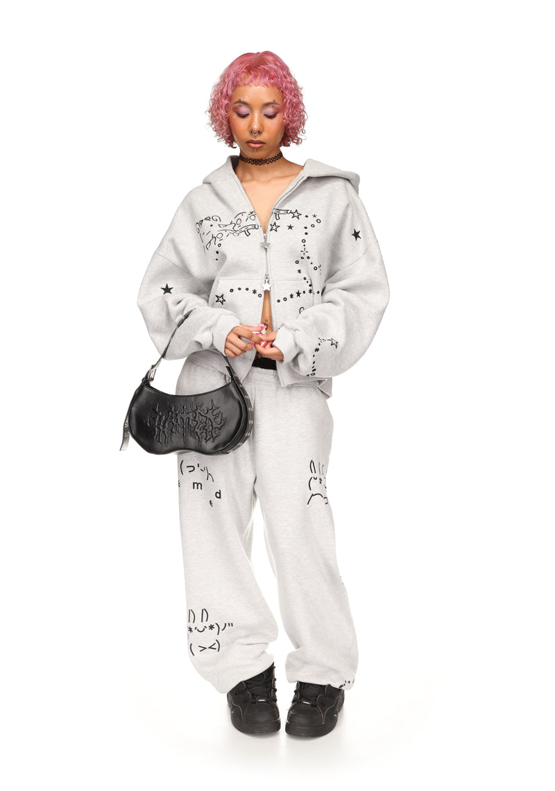 MALFUNCTION SWEATPANTS GREY MARL