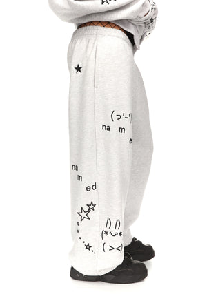 MALFUNCTION SWEATPANTS GREY MARL
