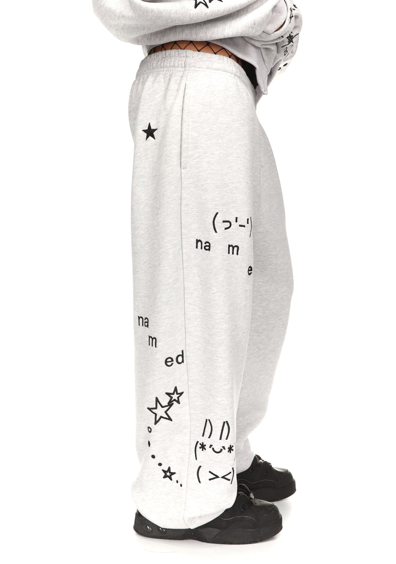 MALFUNCTION SWEATPANTS GREY MARL