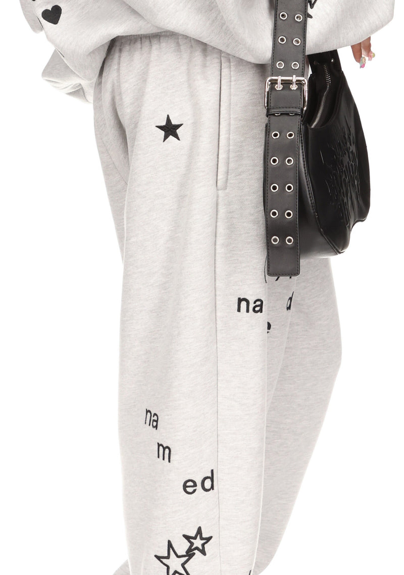 MALFUNCTION SWEATPANTS GREY MARL