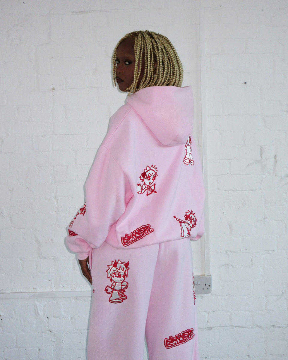MISBEHAVE SWEATPANTS PINK POISON