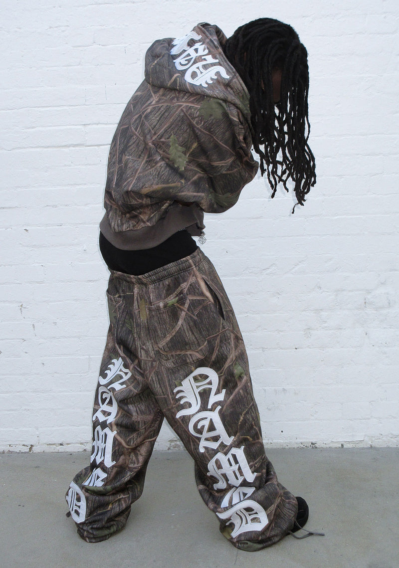 MISSION RHINESTONE ZIP HOODIE TREE CAMO