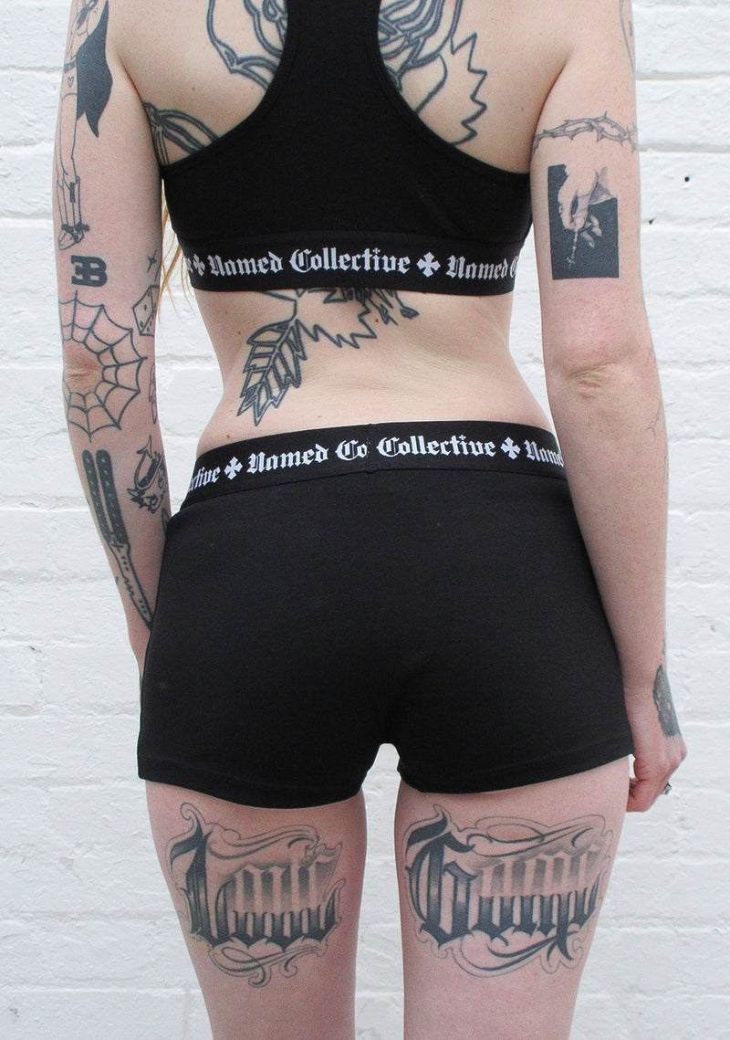 NAMED CLASSICS LOGO BOXERS BLACK