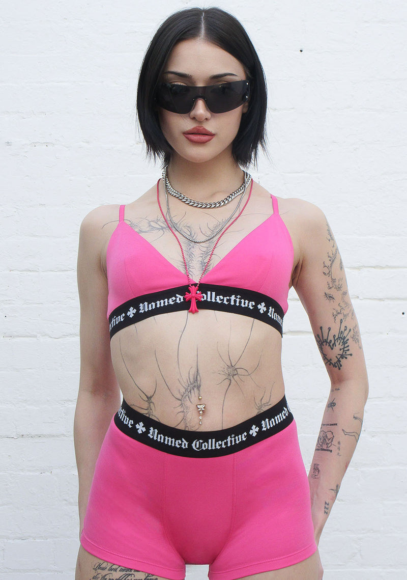 NAMED CLASSICS LOGO BOXERS HOT PINK