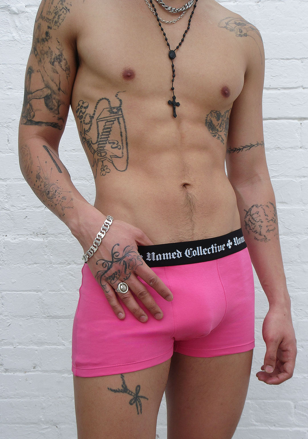 NAMED CLASSICS LOGO BOXERS HOT PINK