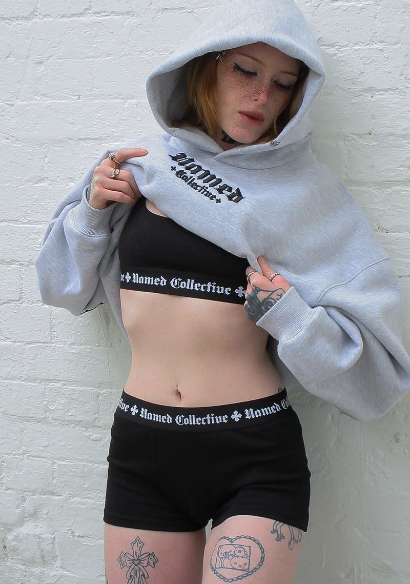 NAMED CLASSICS LOGO BRALET BLACK