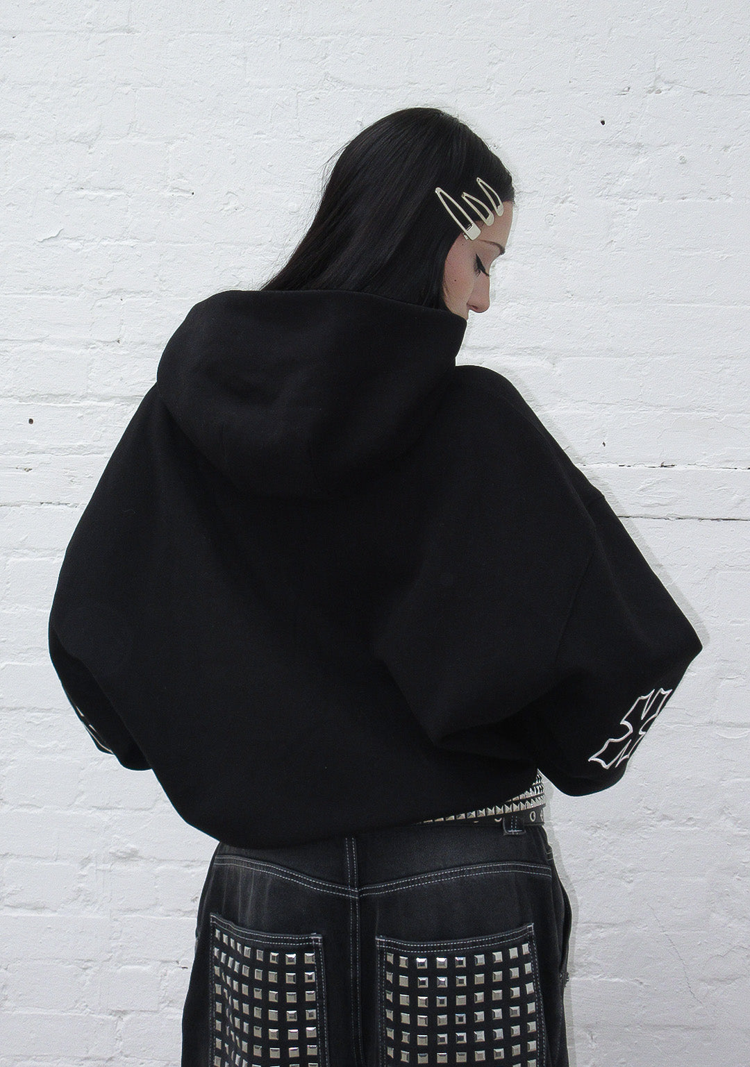 NAMED CLASSICS LOGO PULLOVER HOODIE BLACK