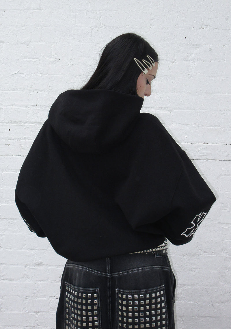 NAMED CLASSICS LOGO PULLOVER HOODIE BLACK