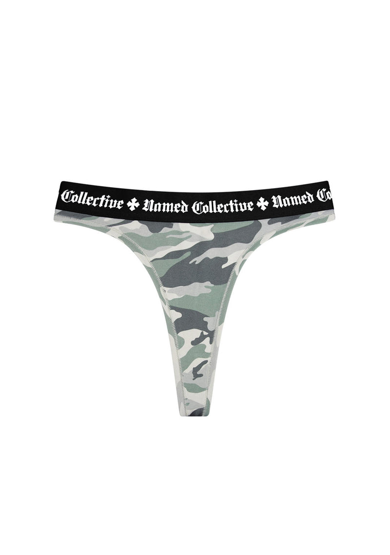 NAMED CLASSICS LOGO THONG CAMO