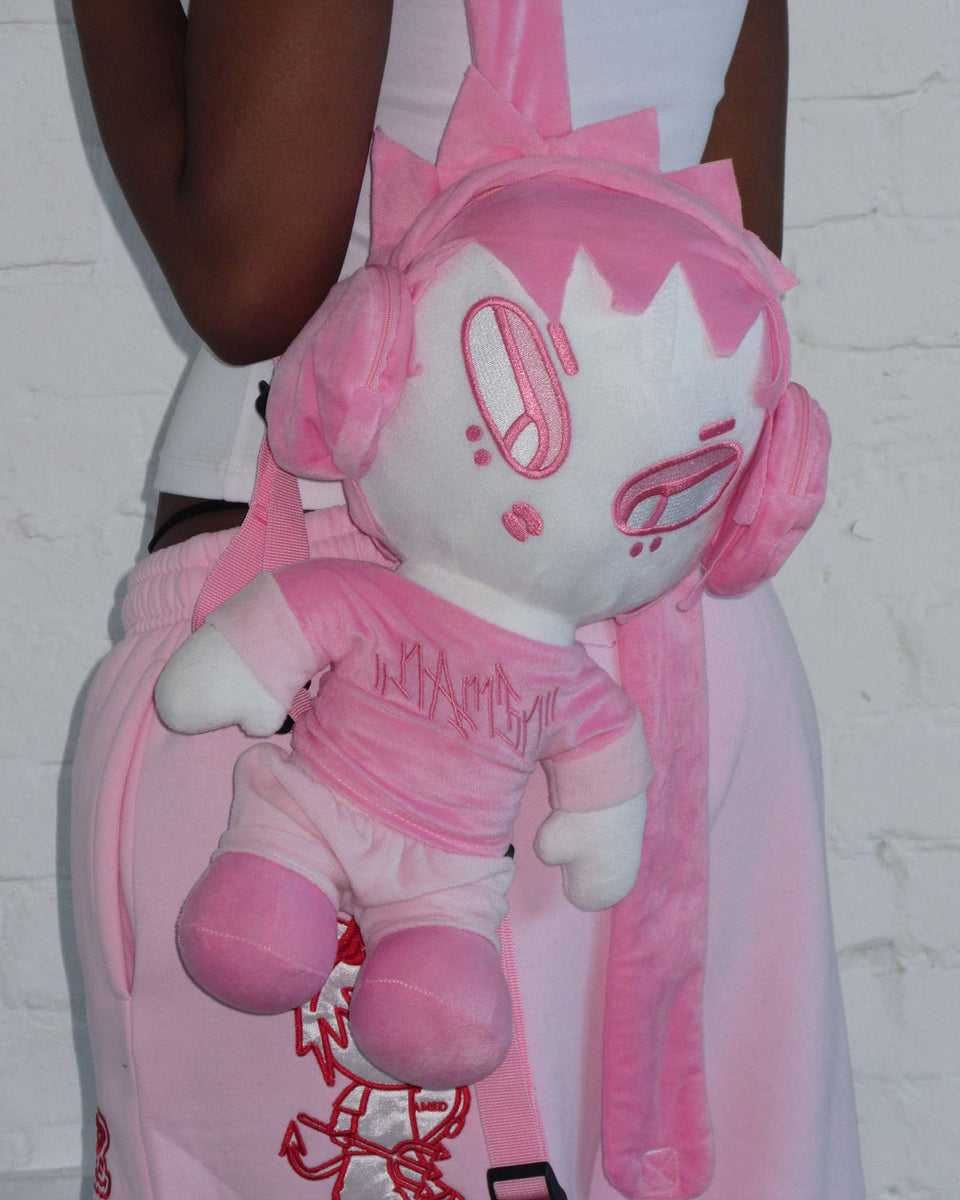 NAMED WORLD MASCOT PLUSHIE BACKPACK PINK