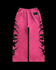 FLAME SWEATPANTS PINK POISON