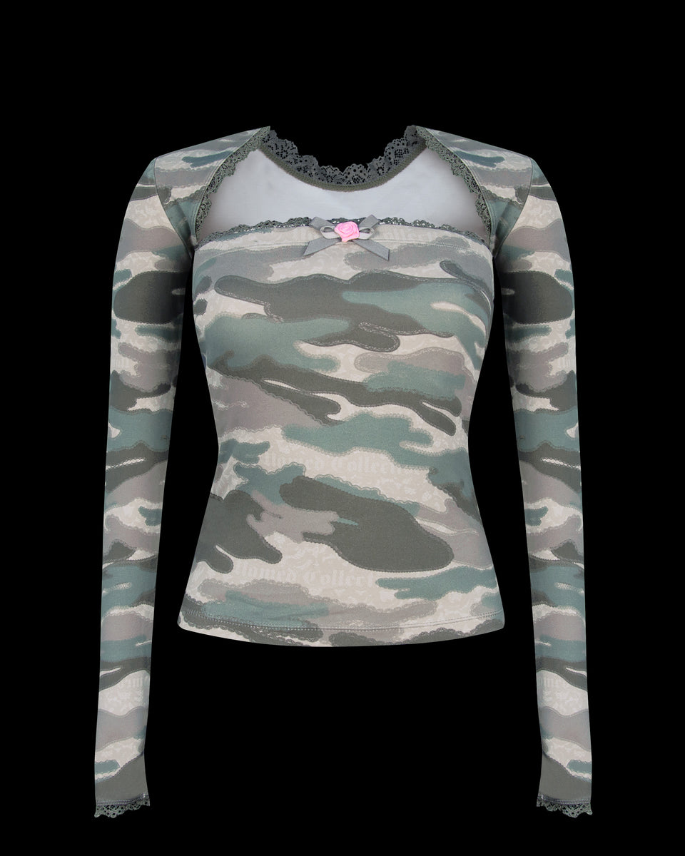NOCTURNAL CAMO TWO PIECE TUBE TOP SET