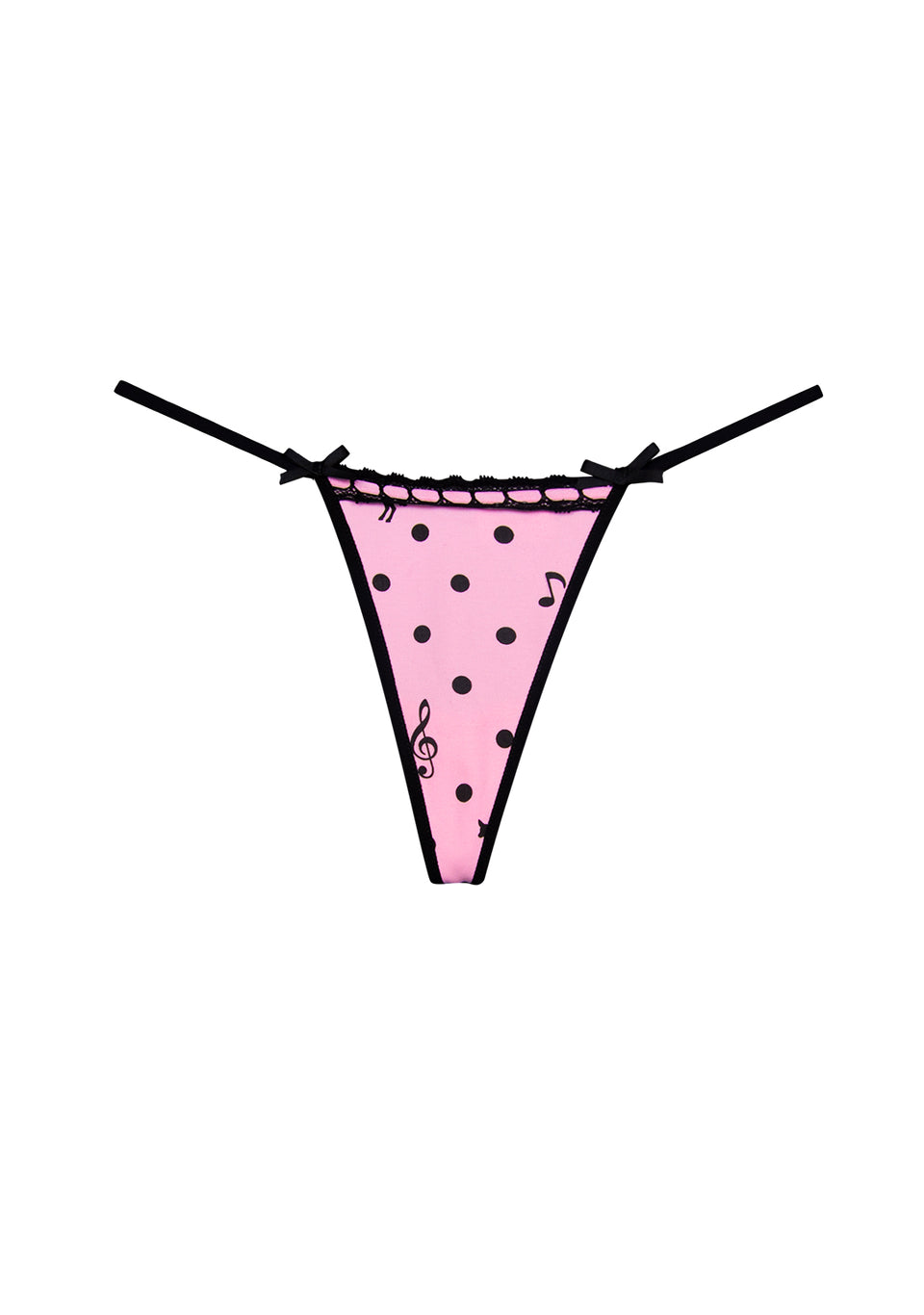 NOVA POLKA DOT G-STRING BABY PINK