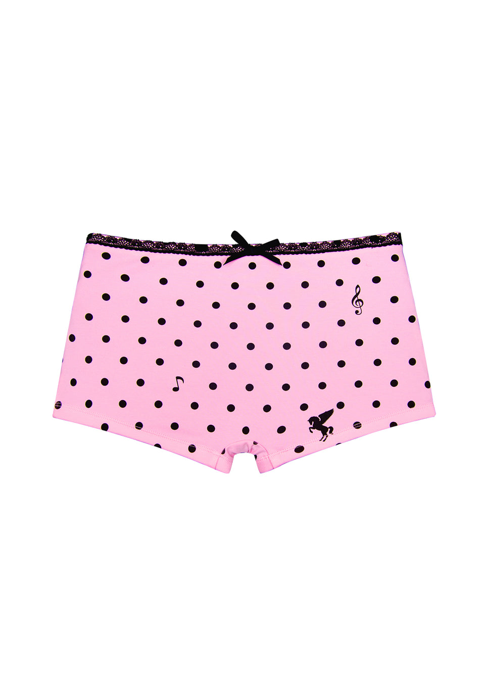 NOVA POLKA DOT MICRO HOTPANT SHORTS BABY PINK