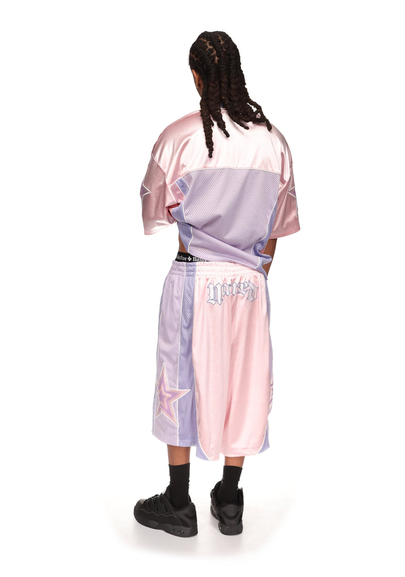 Nth ACTIVE AIRTEX MESH OVERSIZED JERSEY BABY PINK