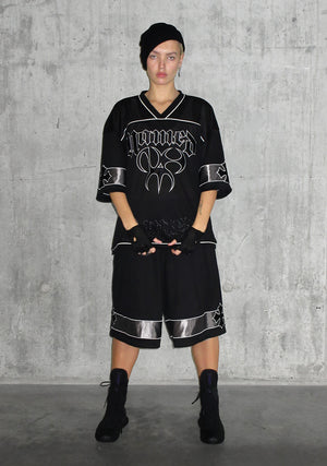 Nth ACTIVE AIRTEX MESH OVERSIZED JERSEY BLACK