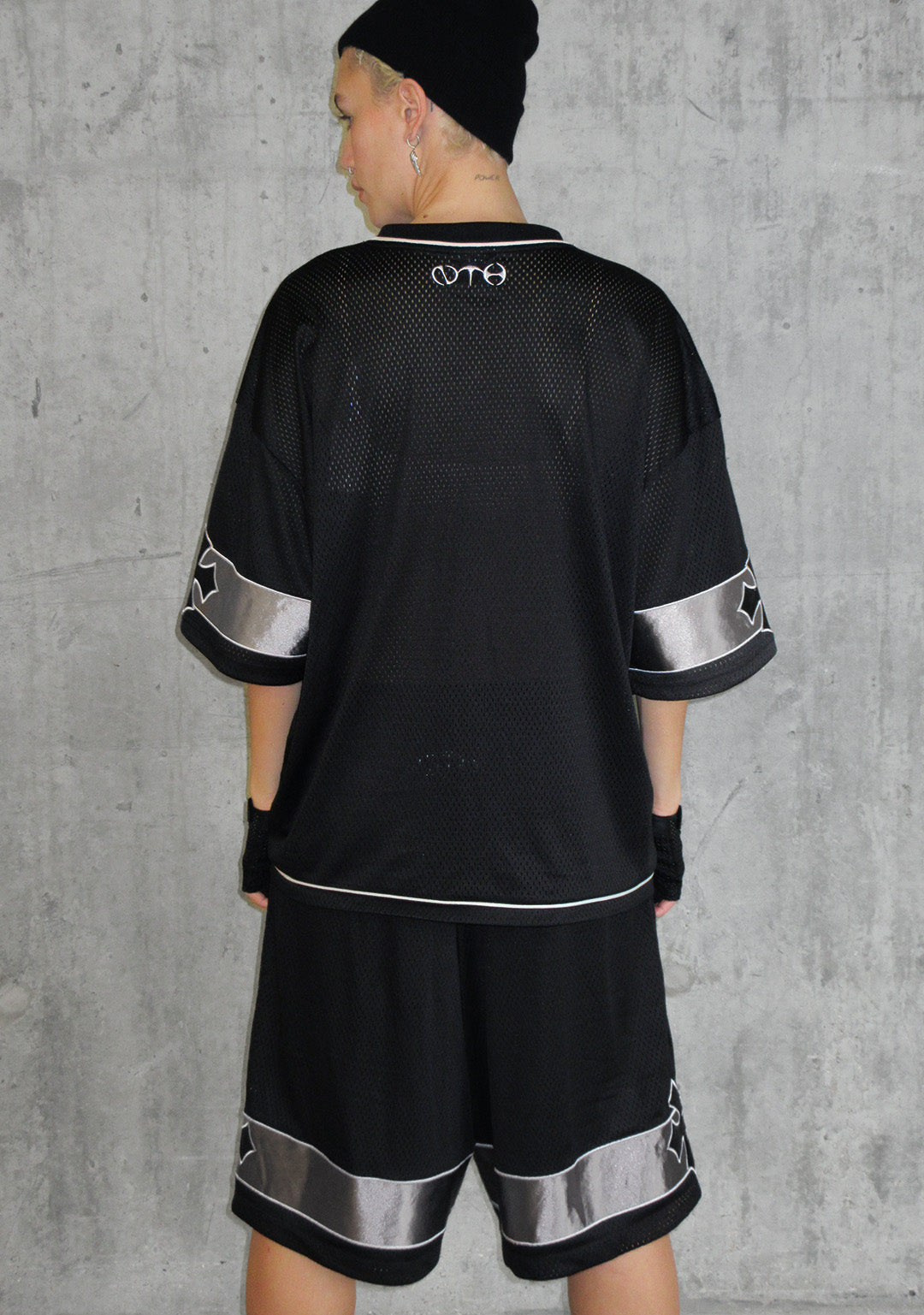 Nth ACTIVE AIRTEX MESH OVERSIZED JERSEY BLACK