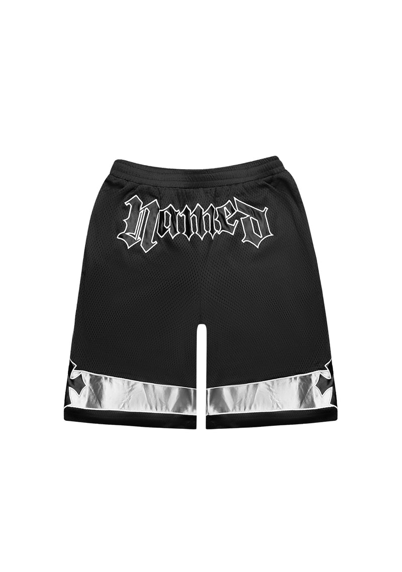 Nth ACTIVE AIRTEX MESH OVERSIZED SHORTS BLACK