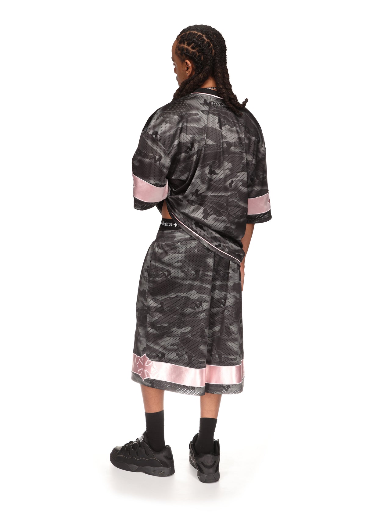 Nth ACTIVE AIRTEX MESH OVERSIZED SHORTS CAMO