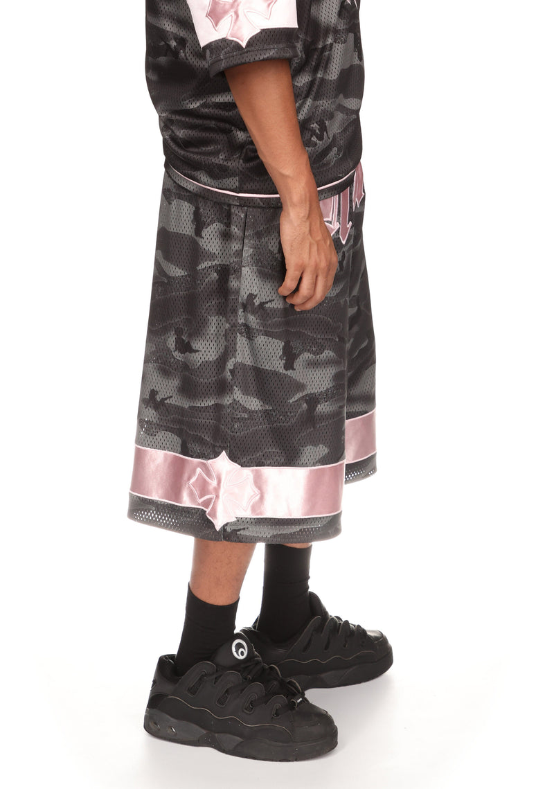 Nth ACTIVE AIRTEX MESH OVERSIZED SHORTS CAMO