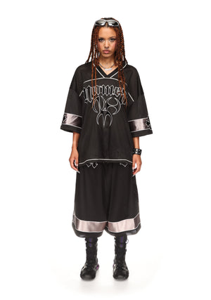 Nth ACTIVE AIRTEX MESH OVERSIZED JERSEY BLACK