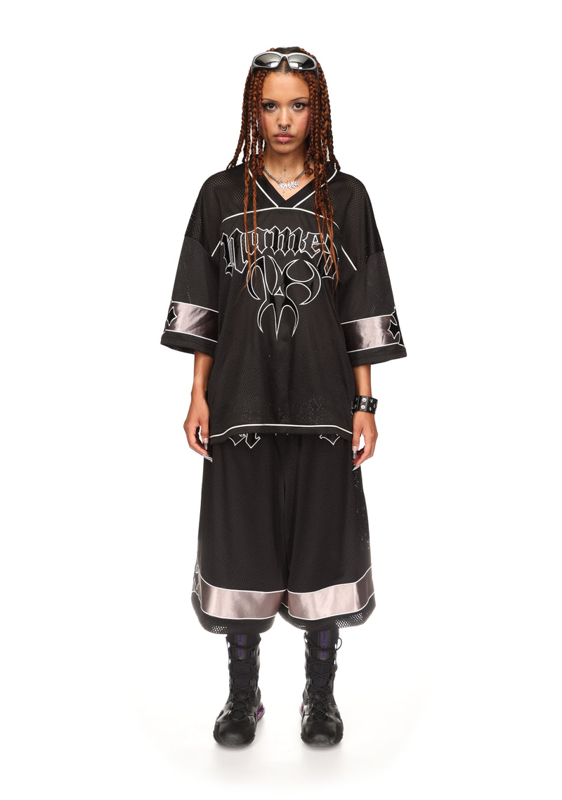 Nth ACTIVE AIRTEX MESH OVERSIZED JERSEY BLACK