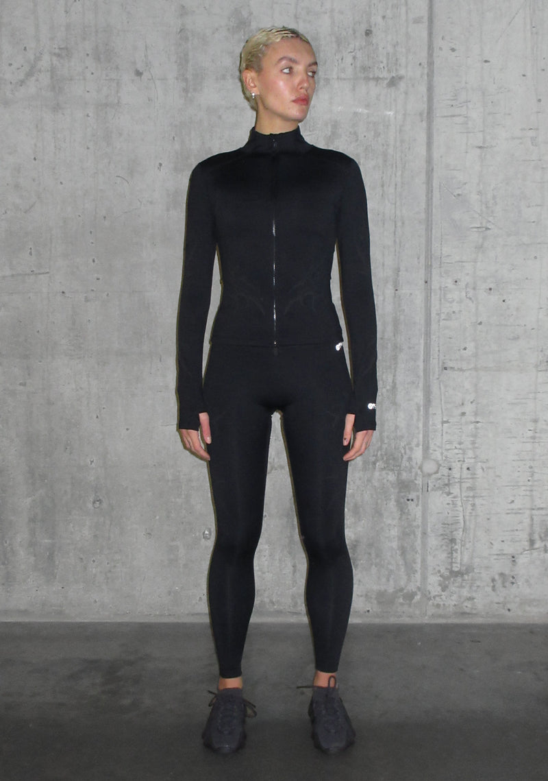 Nth ACTIVE CYBER LEGGINGS BLACK