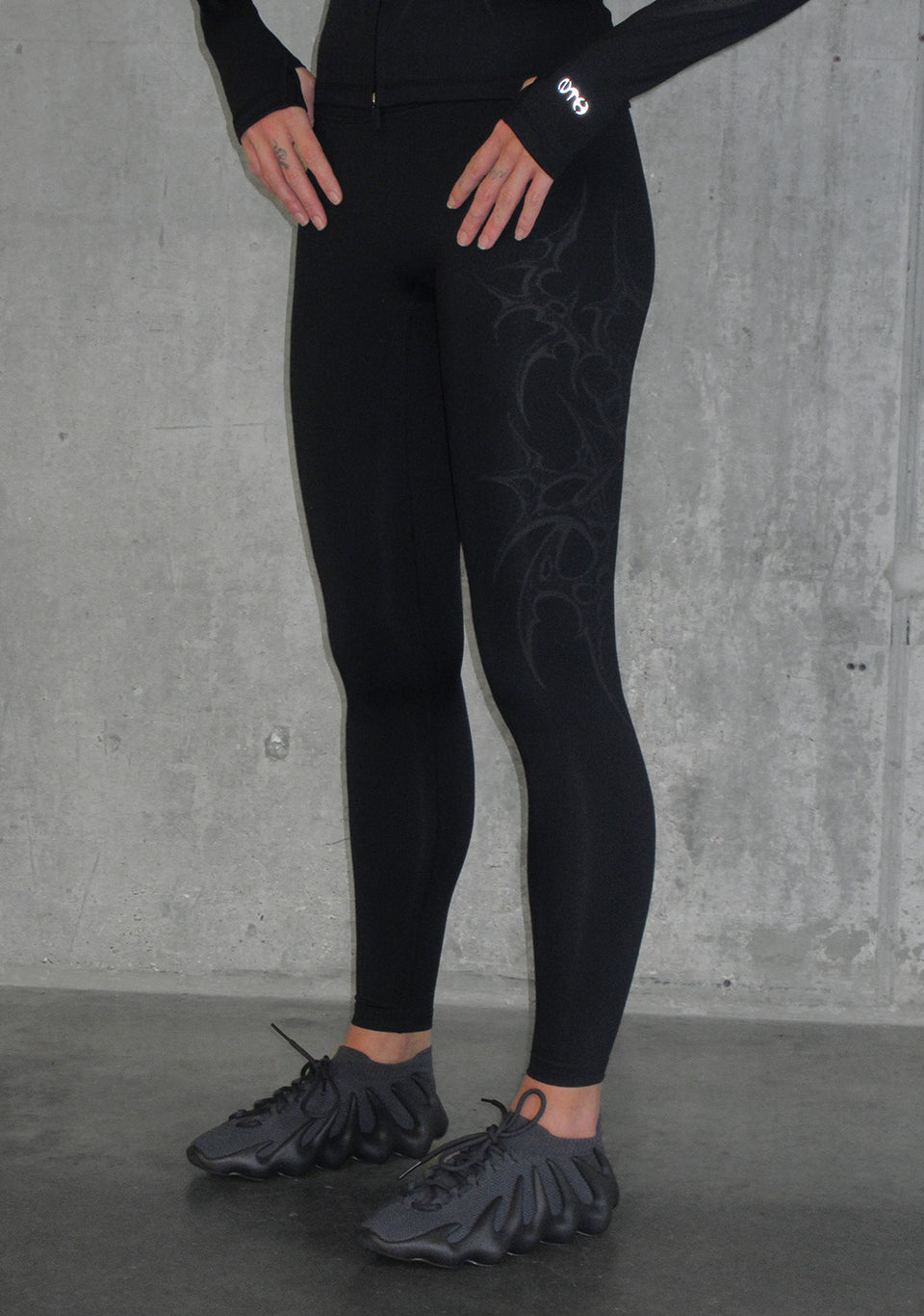 Nth ACTIVE CYBER LEGGINGS BLACK