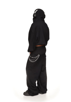 Nth ACTIVE OLD ENGLISH OVERSIZED SWEATPANTS BLACK