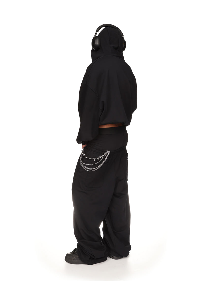 Nth ACTIVE OLD ENGLISH OVERSIZED SWEATPANTS BLACK
