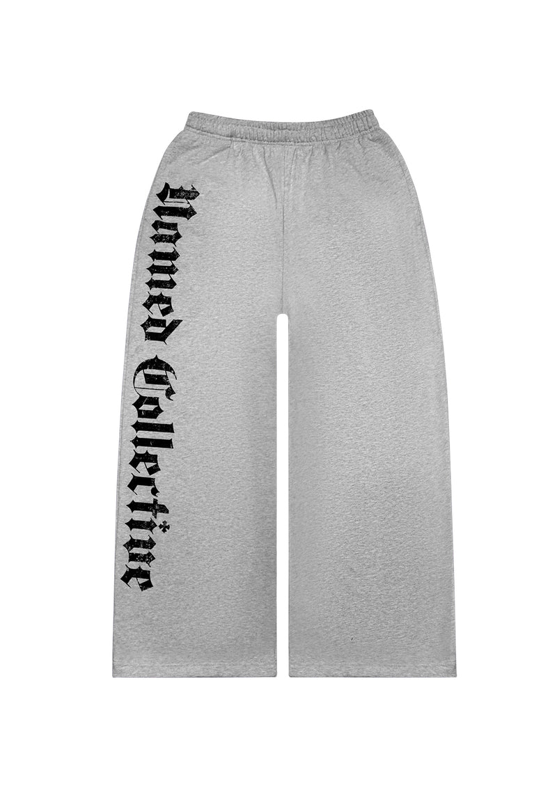 Nth ACTIVE OLD ENGLISH OVERSIZED SWEATPANTS GREY MARL