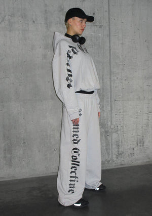 Nth ACTIVE OLD ENGLISH OVERSIZED SWEATPANTS GREY MARL