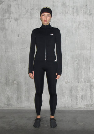 Nth ACTIVE ZIP THROUGH JACKET BLACK