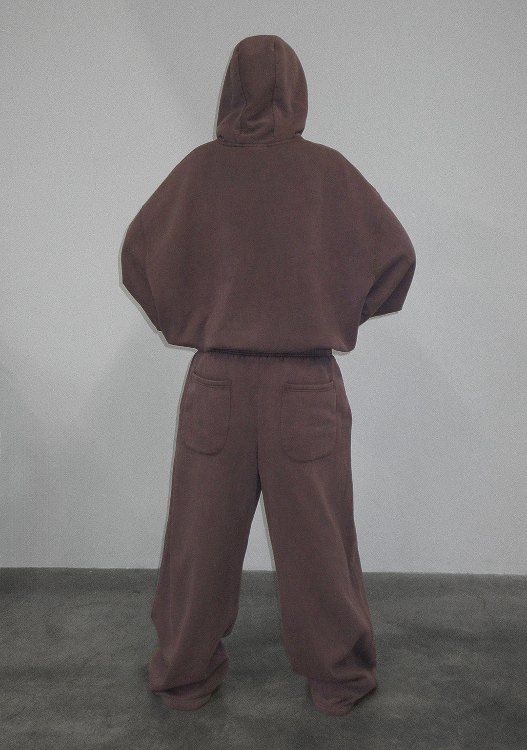 OLD ENGLISH OVERSIZED SWEATPANTS WASHED MAUVE