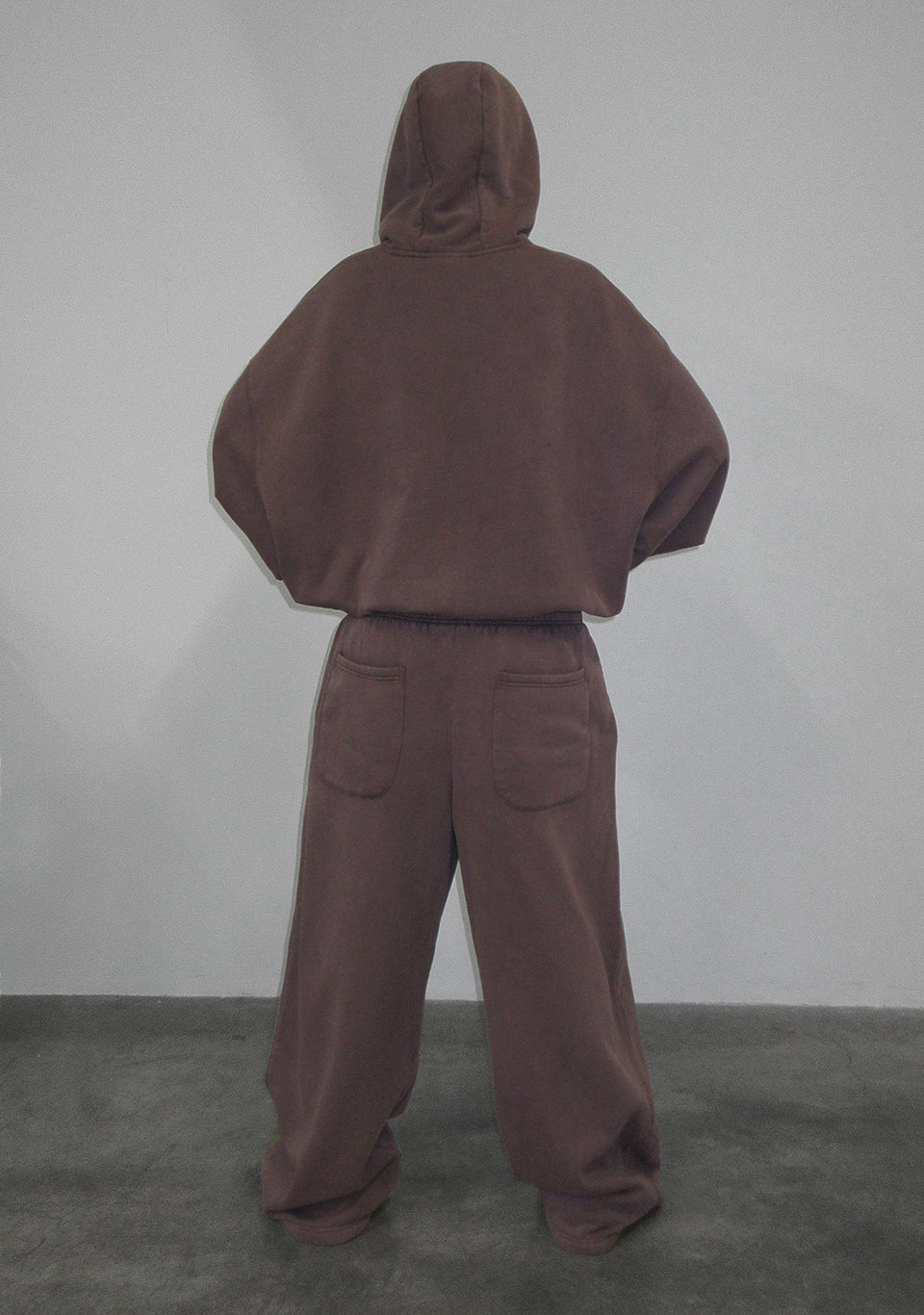 OLD ENGLISH OVERSIZED SWEATPANTS WASHED MAUVE