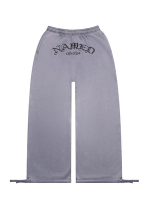 OLD ENGLISH OVERSIZED SWEATPANTS WASHED VINTAGE GREY