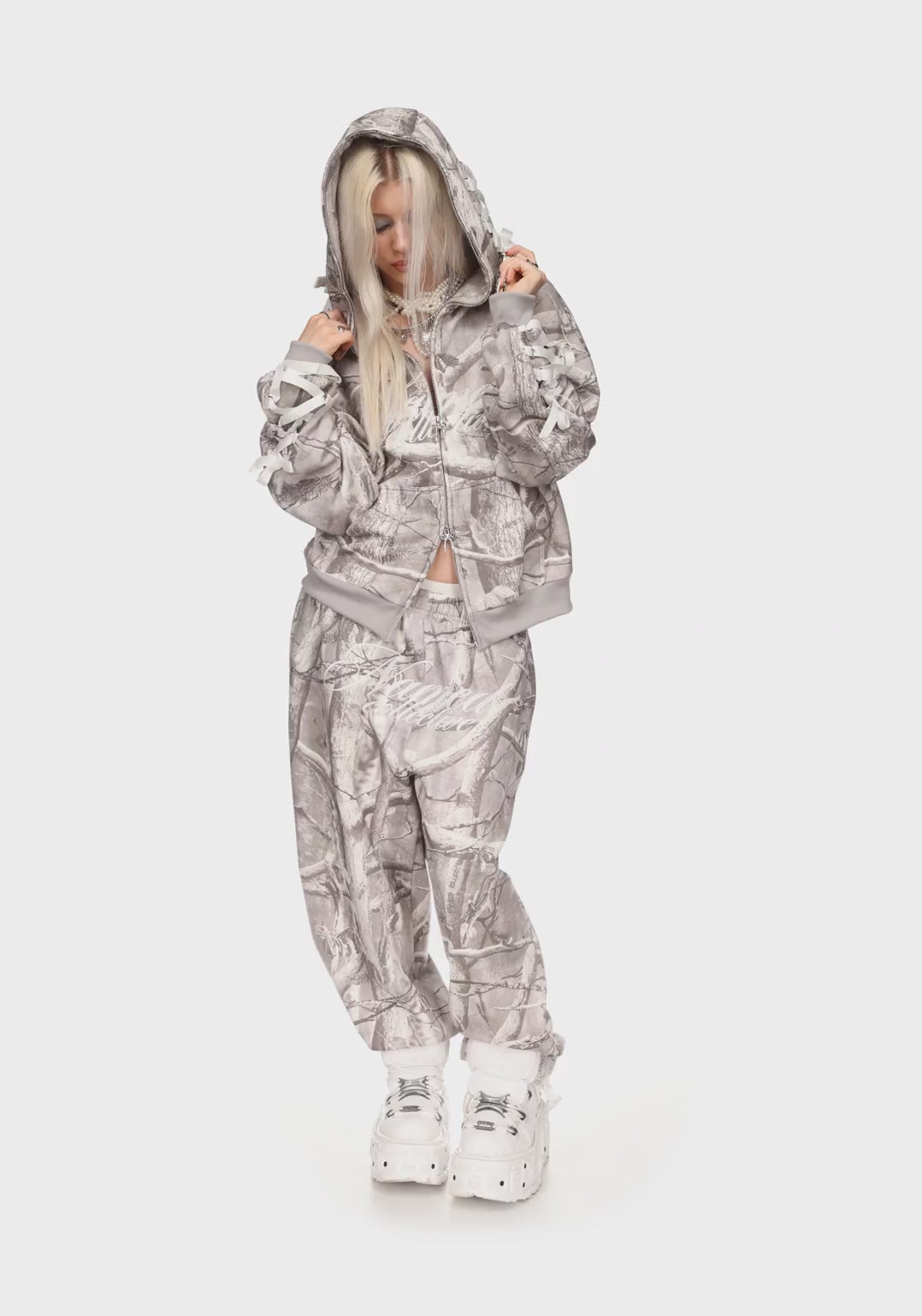 Forbidden Zip Hoodie Snow – NAMED COLLECTIVE®
