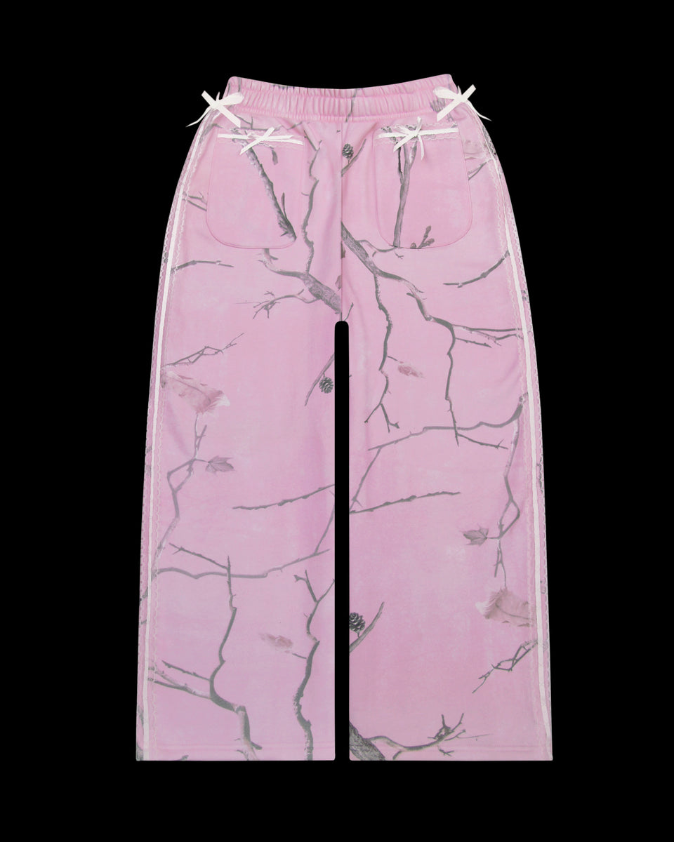 PREY OVERSIZED SWEATPANTS PINK CAMO