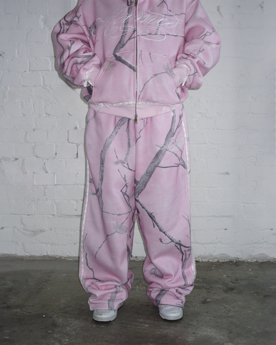 PREY OVERSIZED SWEATPANTS PINK CAMO