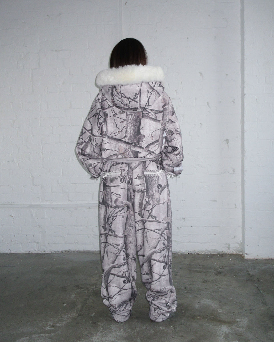 PREY OVERSIZED SWEATPANTS SNOW CAMO