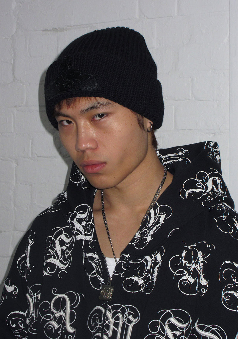 SIGNATURE BEANIE BLACK