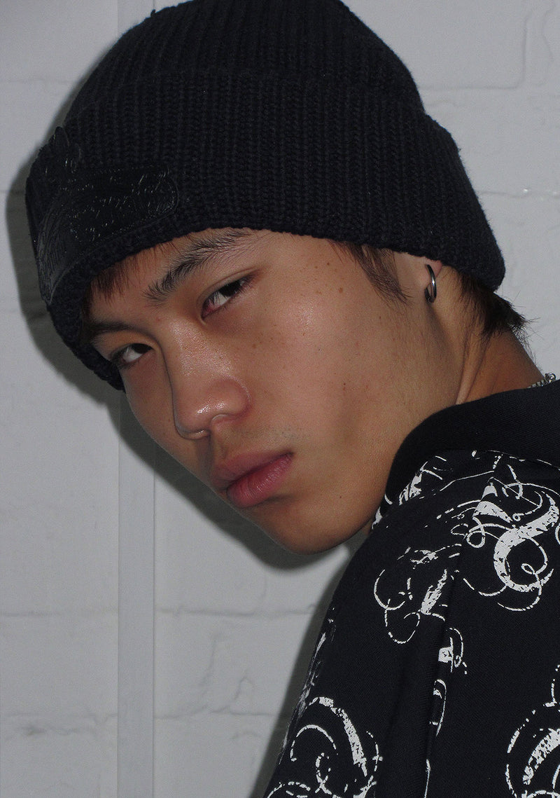 SIGNATURE BEANIE BLACK