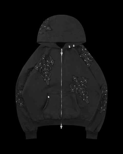 【NAMED COLLECTIVE】SINNER LACE SCULPT STRETCH ZIP HOODIE SINNER LACE CUT OUT SCULPT STRETCH ZIP HOODIE BABY PINK