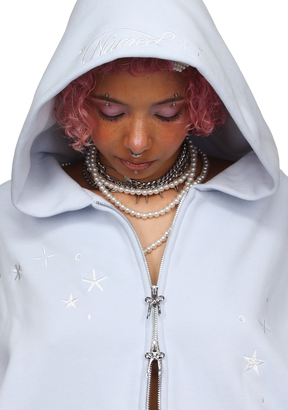 STITCH WINGS ZIP HOODIE BABY BLUE (DETACHABLE WINGS)