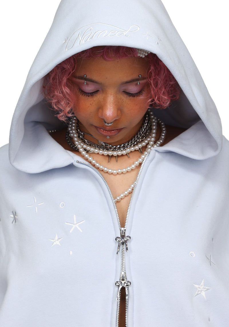 STITCH WINGS ZIP HOODIE BABY BLUE (DETACHABLE WINGS)