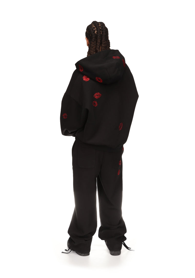 NEW IMAGE TEST - JPG - TEASE RHINESTONE KISS ZIP HOODIE
