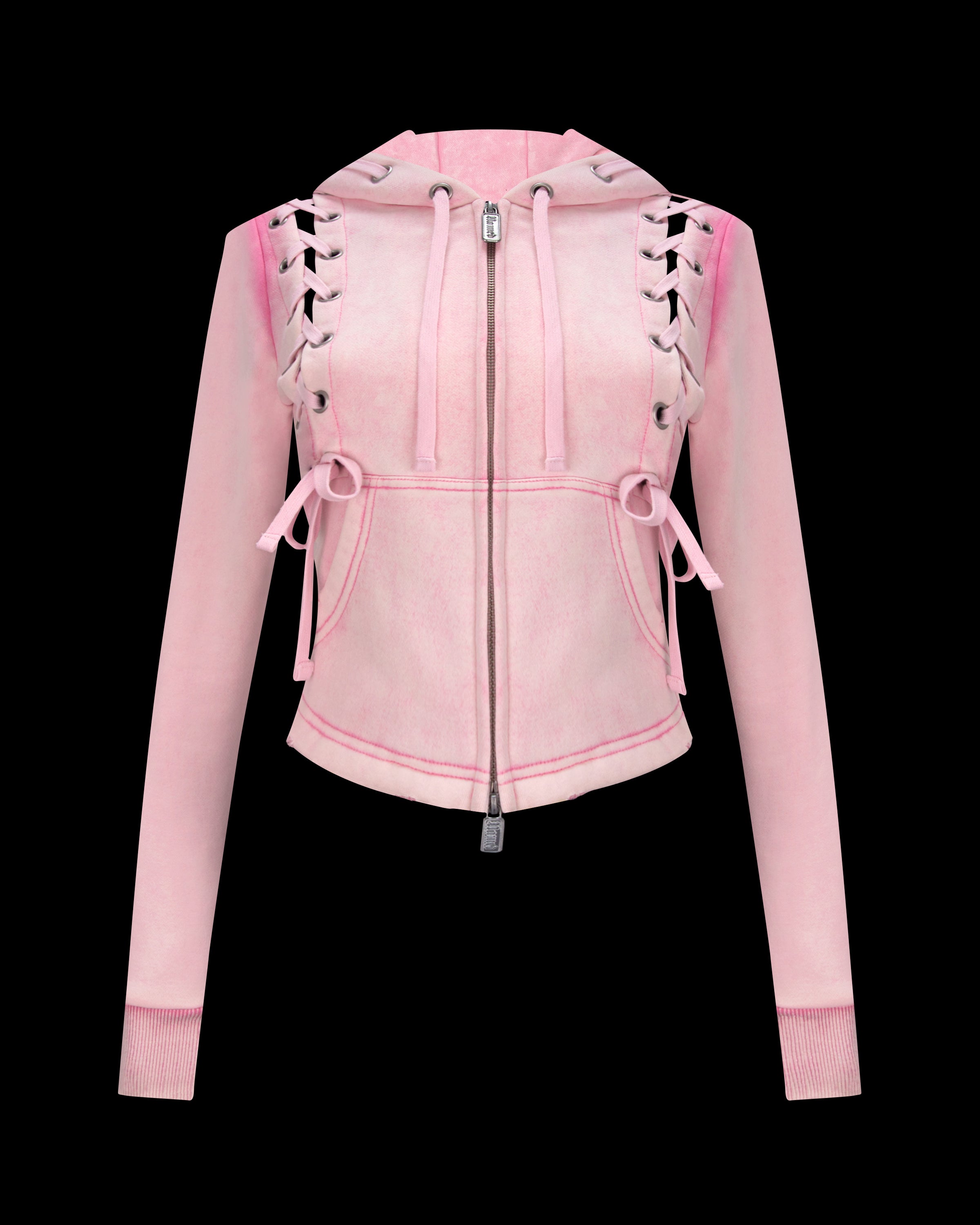 named collectiv フーディー　ネームドコレクティブ vendetta-lace-up-fitted-zip-