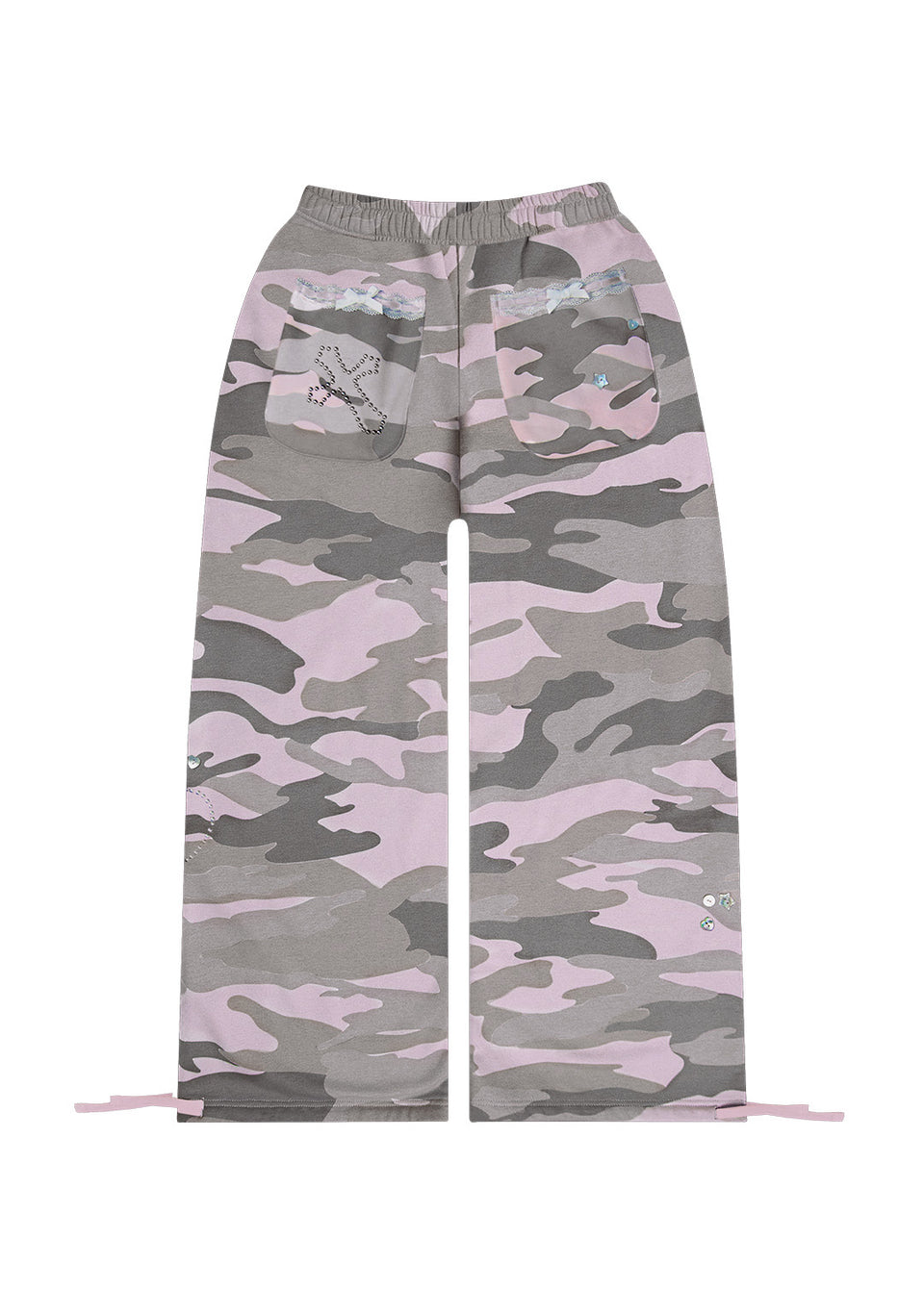 WHISPER OVERSIZED SWEATPANTS PASTEL CAMO