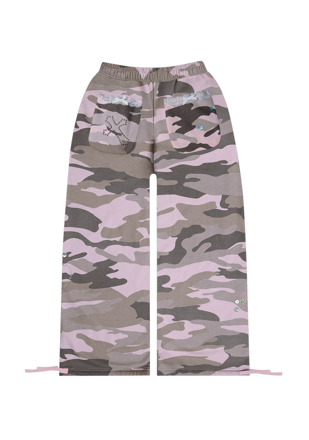 WHISPER OVERSIZED SWEATPANTS PASTEL CAMO