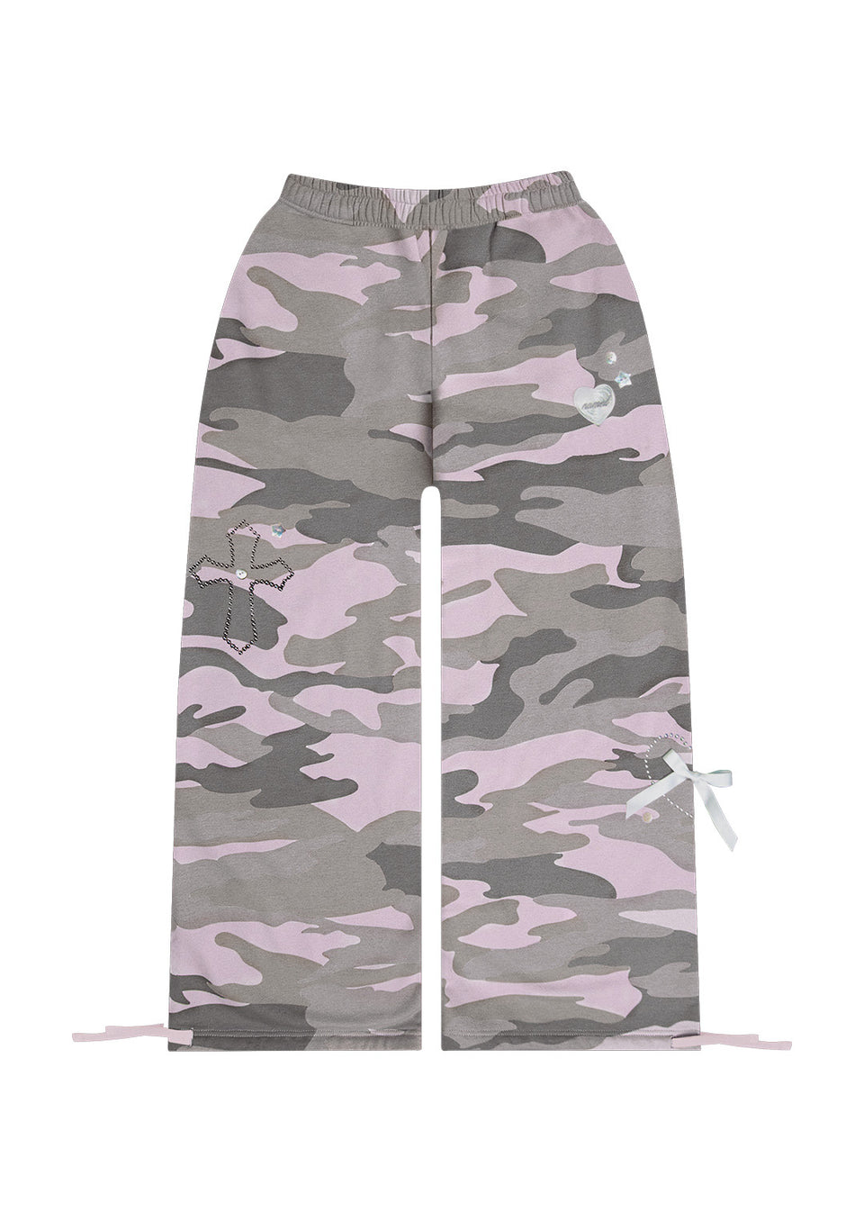 WHISPER OVERSIZED SWEATPANTS PASTEL CAMO